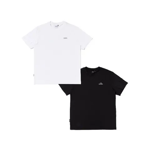 [ 롯데백화점 ][아이더 (행사)]POP 2 PACK 남성 반팔 라운드 티셔츠 (Black) DMM23291_Z1