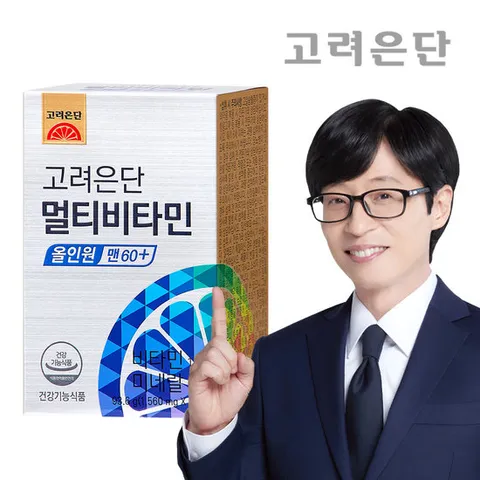 고려은단 멀티비타민 올인원 맨 60+ 60정 X 1개
