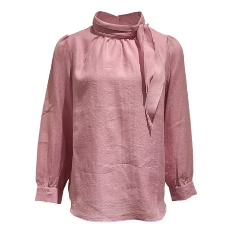 [ 롯데백화점 ][멜본]하이넥 리본 블라우스_STBL26320