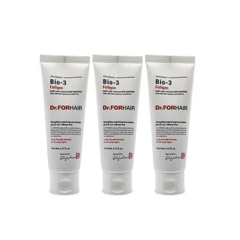 닥터포헤어 폴리젠 바이오3 샴푸 70ml (휴대용) 3개 Ss