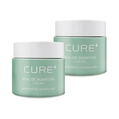김정문알로에 큐어 리알로에 시그니처 크림 55ml 피부진정 2개 Ss