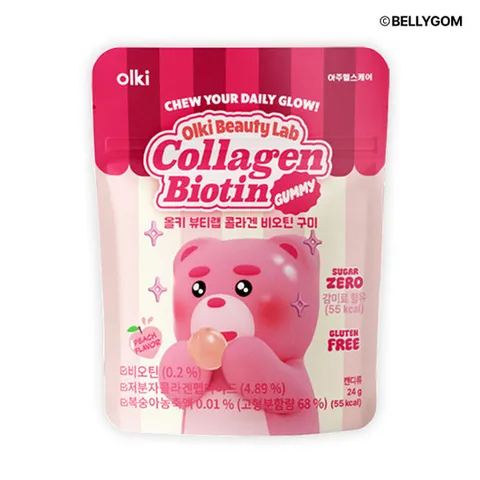올키 뷰티랩 콜라겐 비오틴 구미 1봉