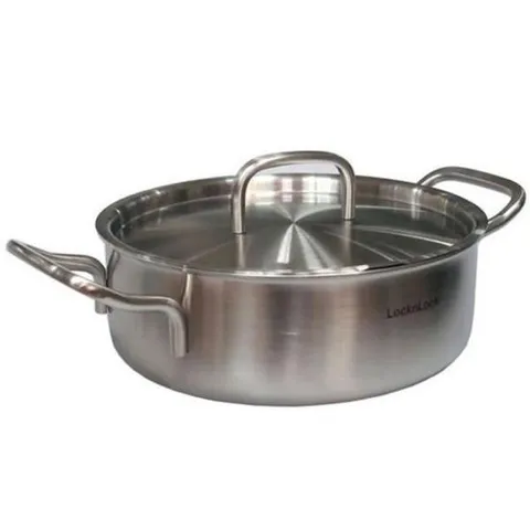 [키친] 인덕션 냄비 찌개 전골 양수 3중 24cm 멀티 쿠커 라면 락앤락 스텐