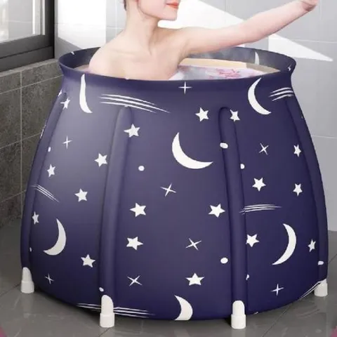 [생활] 자쿠지 휴대용 홀로사우나 욕조기 성인접이식욕조