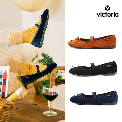 [본사공식] 빅토리아슈즈 하다 발레리나 메리제인 3종택일