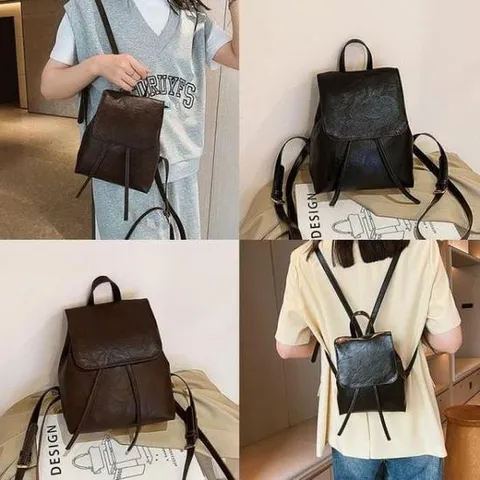 레더크랙미니백팩 가여성 가벼운 데일리 학생 백 패션잡화 프랜들리백 캐주얼 소가 백팩 메신저백 패션 남