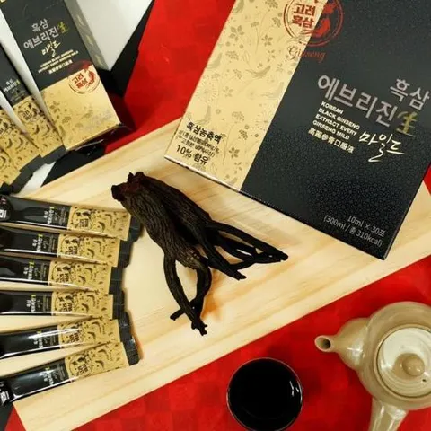 홍삼스틱 (구증구포) 고려흑삼스틱 마일드 300 + 고급쇼핑백 (3235)(B)