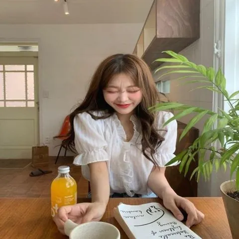 블라우스 셔츠 브라우스 남방 오피스룩 브이넥 프릴 레이스 캐주