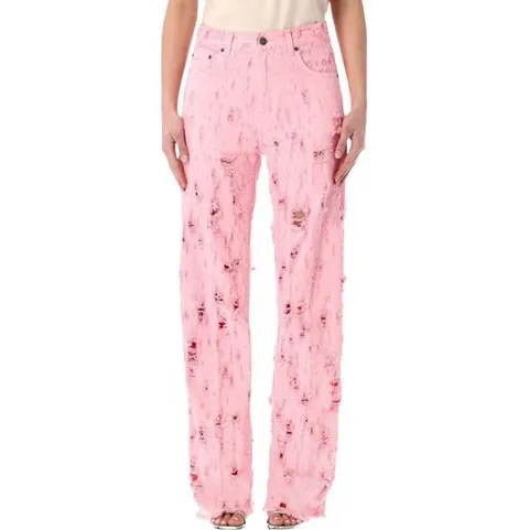 하이쿠레 데님 팬츠 HEW03330GF180PXD T0568 FLAMINGO ROSE