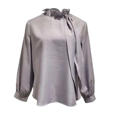 [ 롯데백화점 ][멜본]봄 리본 블라우스_STBL26331