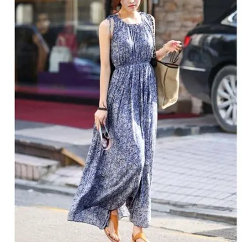 여자 롱원피스 쉬폰원피스 1컬러