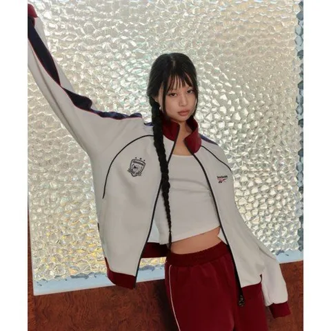 리복 REEBOK 프리미어 저지 트랙 탑 - 화이트레드 REJU6EZ25OW 384060