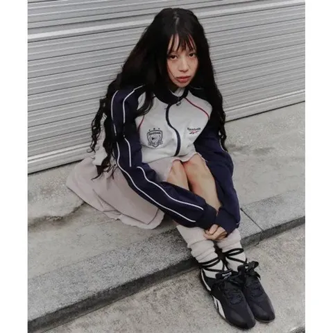 리복 프리미어 저지 트랙 탑 - 화이트네이비 REJU6EZ25N2 385208