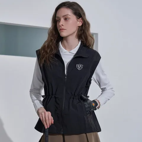 [르니앤맥코이골프] 여성 르니 와펜 바스락 하이넥 베스트 FN06VT100W