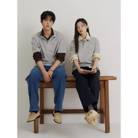[빈폴멘] 헤리티지클럽 피케 반소매티셔츠  그레이 (BC6242C413)