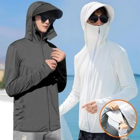 [의류] 남성용 통기성 냉감 바람막이 점퍼 여름용 쿨 재킷