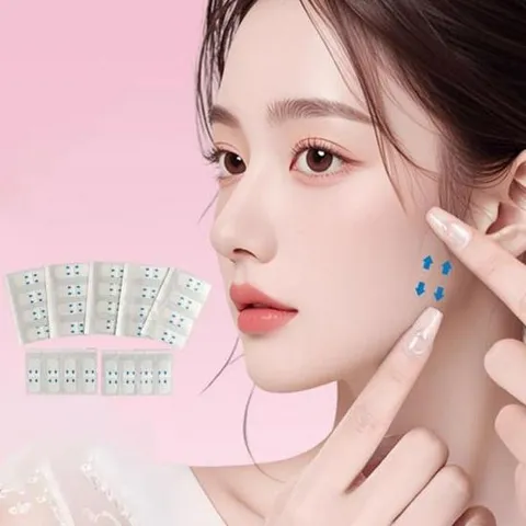 턱리프팅 페이스 리프팅 테이프 얼굴 리프팅밴드 브이라인 입벌림방지밴드 80매