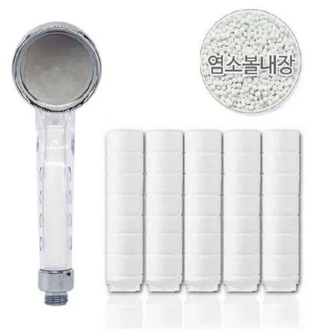 닥터피엘 좋은 품질 염소볼내장 샤워기호환필터 5개