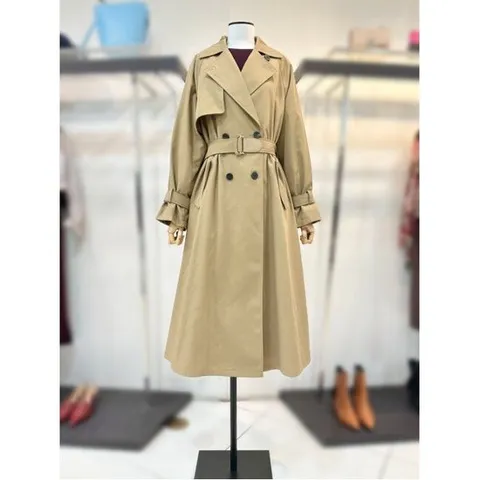 [더아이잗컬렉션][더아이잗컬렉션] 컨터버블 벨티드 트렌치코트