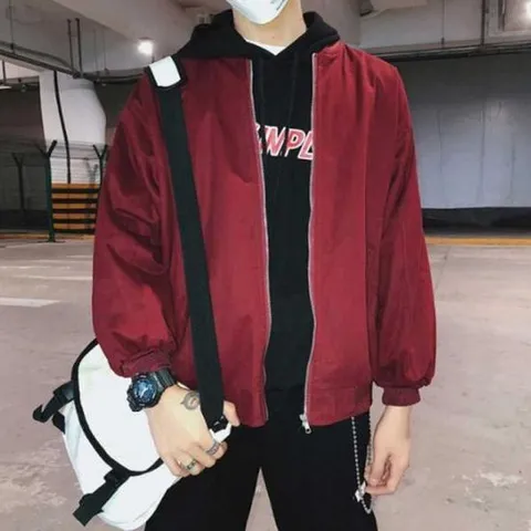 [의류] 남자블루종봄아우터 잠바 남성숏점퍼봄야구점퍼 야구 봄점퍼바시티점퍼