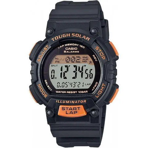 카시오 [카시오] 시계 카시오 컬렉션 [국내정품] STL-S300H-1BJH 남성용 블랙 오렌지