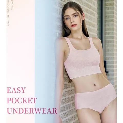 [ 롯데백화점 ]와코루 어디서든 간편하게 착용하는 일회용브라 일회용팬티3매입 WAC6000