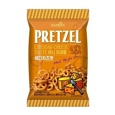 맥주안주 삼진)미니프레첼(체다치즈맛)