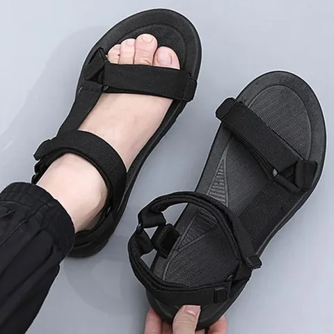 남성뮬 밴딩 스트랩 포인트 데일리 남성 베이직 샌들