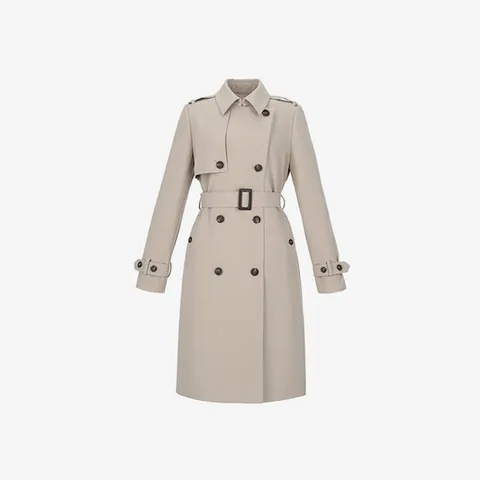 [ 롯데백화점 ][비지트인뉴욕]더블 베이직 트렌치코트 VC3BB90