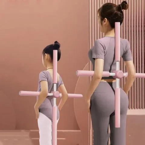 목교정 블루 스트레칭 목 체형 요가 기구 굽은등 바 교정