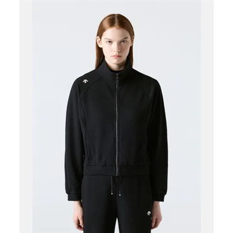 데상트 우먼스 자카드 트레이닝 집업 자켓 블랙 SR122PFT21 SR122PFT21_BLK0 321550
