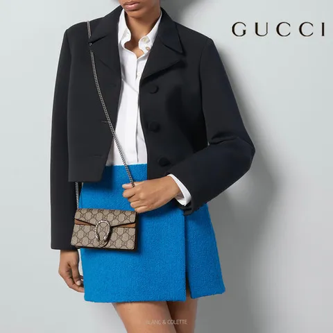 구찌 26SS GG수프림 디오니서스 수퍼 미니 체인백 (GUCCI  AS보증) 블랑앤꼴레뜨
