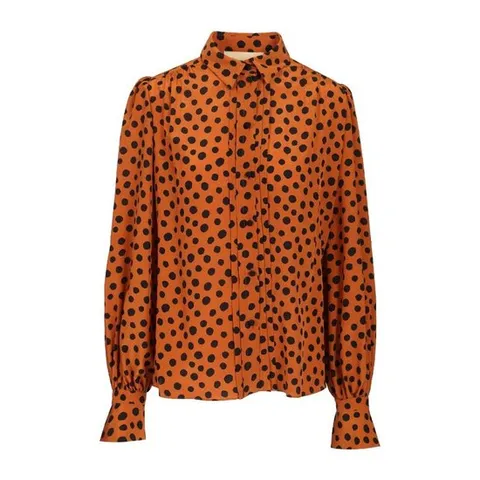 발렌티노 달마시안 크레이프 드 신 블라우스 8B0AB8E2A62 U46