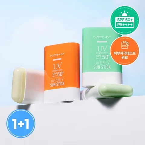[1+ 1] 맥퀸뉴욕 UV 데일리 수분 선스틱 / 10중 히알루론산 / 잔주름 링클 케어