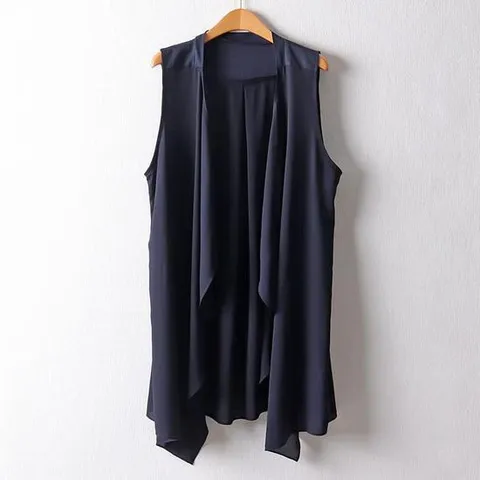 [강물처럼]아이우먼 셔링훌여름롱베스트 BGD935M408 빅사이즈 (1