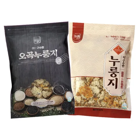 미식본가 오곡 파로 누룽지 530g x4팩 (오곡+카무트) 간편식사대용 소포장 누룽지