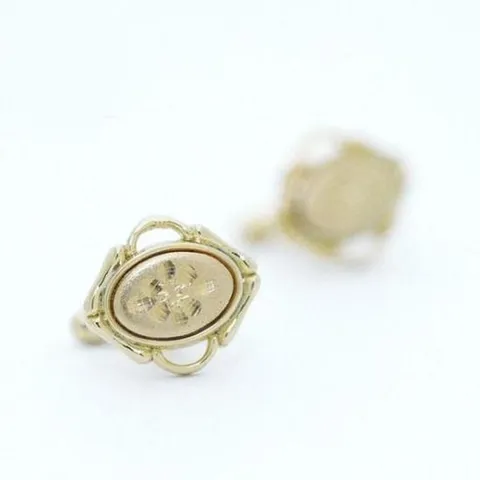 [패션] 세련된 남성 엔틱 메탈 커프스 세트 웨딩 정장 포인트 액세서리