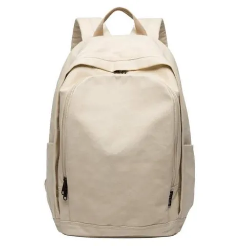 [패션] LETSBAG 캔버스 천 백팩 여자 가벼운 에코 책가방 LB562WAMOY