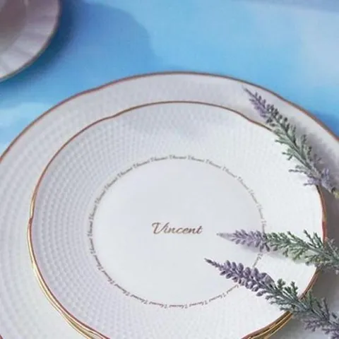 [주방] 빈센트 디너접시 골드림 식사접시 대접