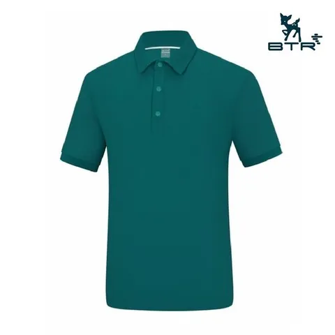 [비티알]비티알 BTR 골프웨어 여름 남성 펀칭 믹스 카라 티셔츠_