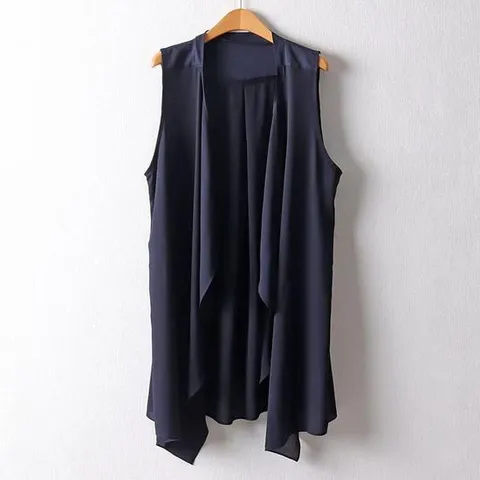 [강물처럼]아이우먼 셔링훌여름롱베스트 BGD935M503 빅사이즈 (3