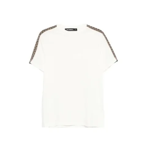 칼라거펠트 반팔 티셔츠 75503656122180 BEIGE