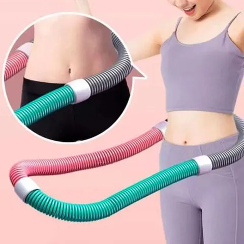 코어운동 간편휴대 실내 스프링 훌라후프 허리운동 꽈배기후프