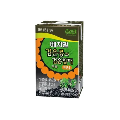 [베지밀](미니) 베지밀 검은콩과 검은참깨 145mlx72팩