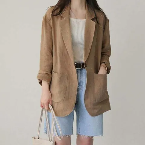 여성 셔츠형자켓 봄 여름 가을 가벼운 무지 자켓 셔츠