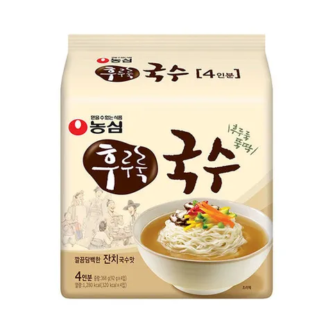 봉지라면 농심 후루룩 국수 92g 8개