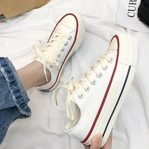 뮬 여성 키높이 캐주얼 캔버스 스니커즈 운동화 슈즈