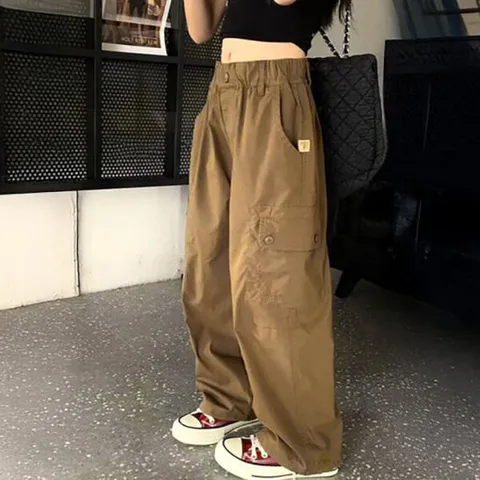 [기타브랜드]데일리 아도르 카고 허리밴딩 와이드팬츠