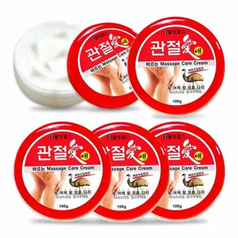 스포츠마사지크림 웰빙헬스 관절애 바르는 마사지크림 100g 5개