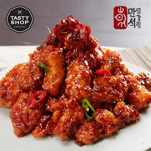 [만석닭강정] (뼈)화끈한맛(5월 20일 도착 예정)